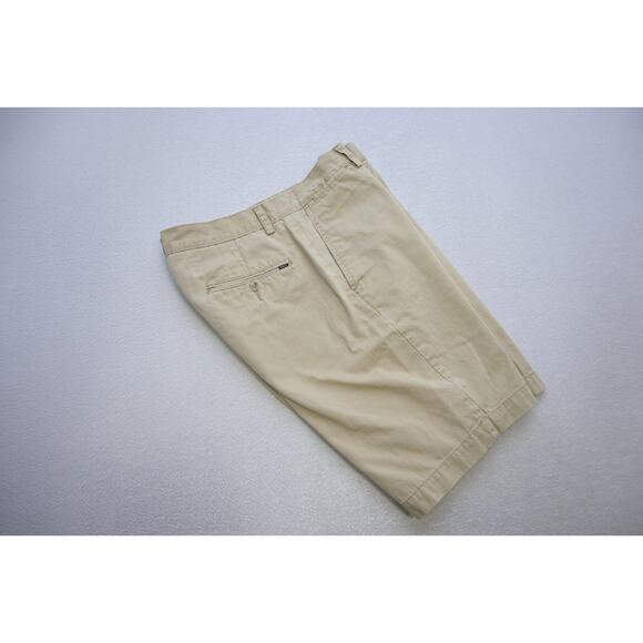 Polo Ralph Lauren Khaki Chino Shorts Classic Fit Beige 9" INS Mens Size 33 - Picture 1 of 7